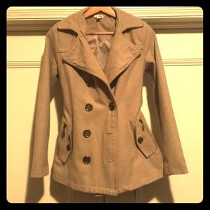 Women’s camel pea coat